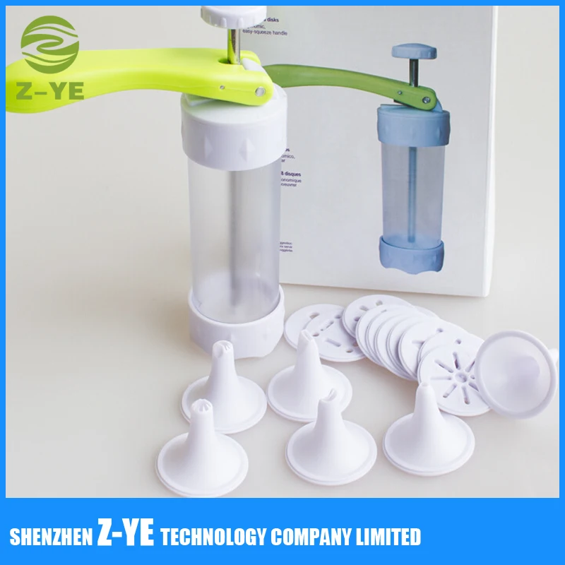 Cookie Press with Disks and Storage Case