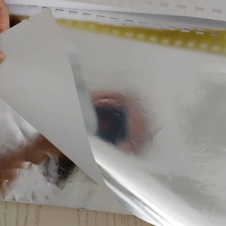 Ink retention wet strength metalized paper