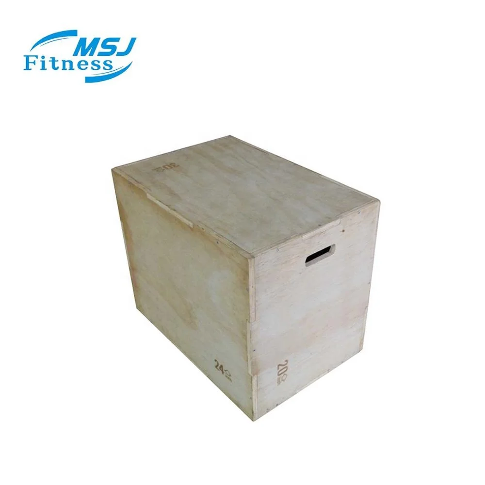 Jump Box 3 in 1 wooden plyometric Plyo Boxes