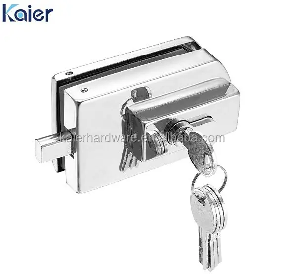 Good finish glass door patch lock accessories