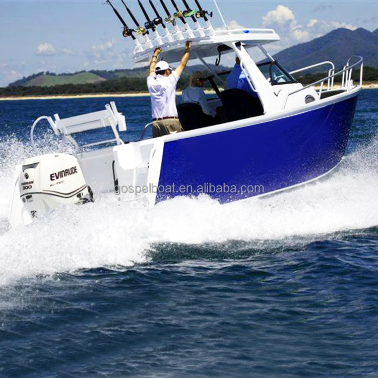 Brand new 7.5m aluminium fishing motor boat