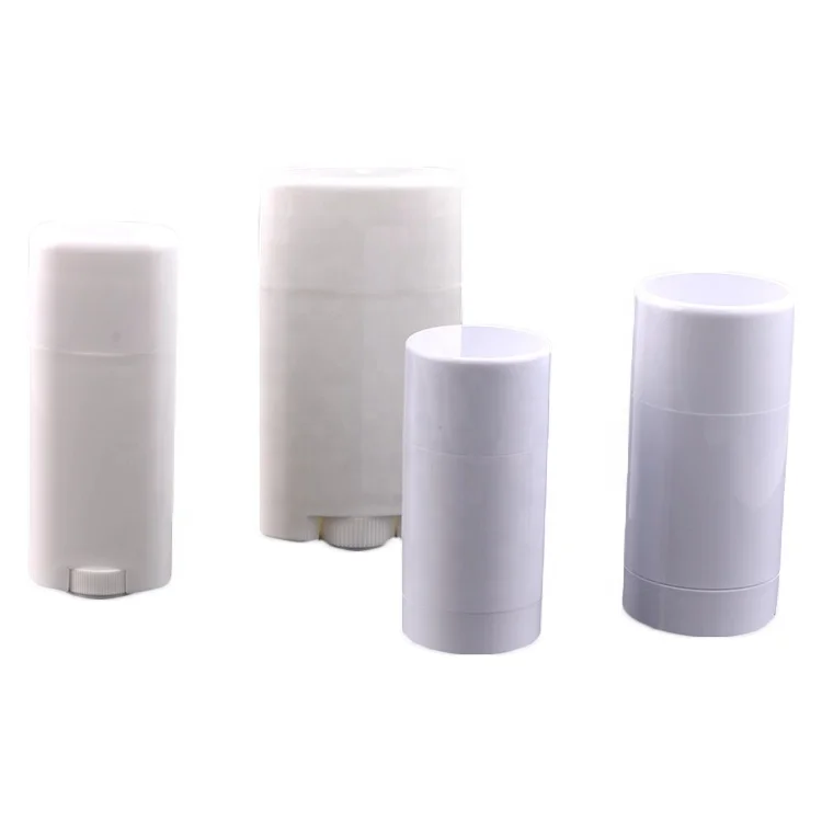 75ml clear plastic round gel deodorant stick container packaging