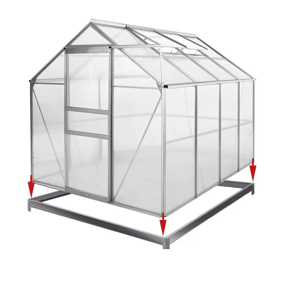 Алюминиевый Парниковый Сад 250X190cm с поликарбонатный лист