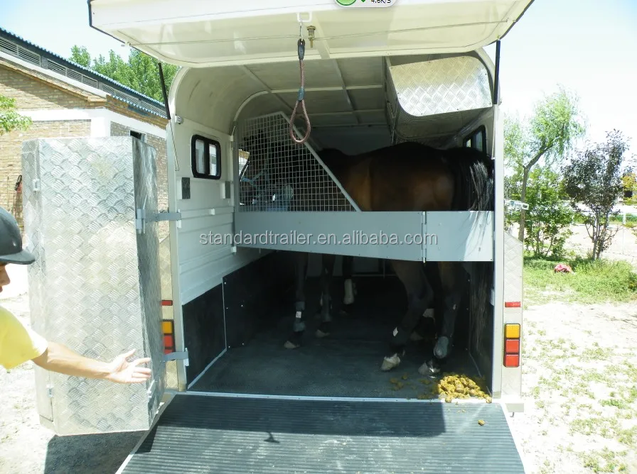 
horse float angle load deluxe 2 horses manufacturer 