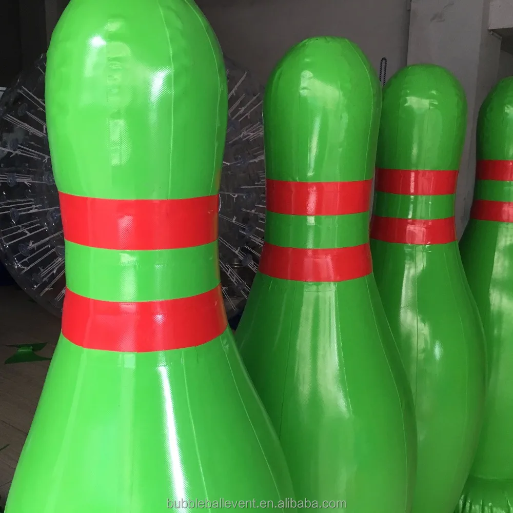 New Indoor Inflatable human bowling game giant inflatable bowling pins for sale
