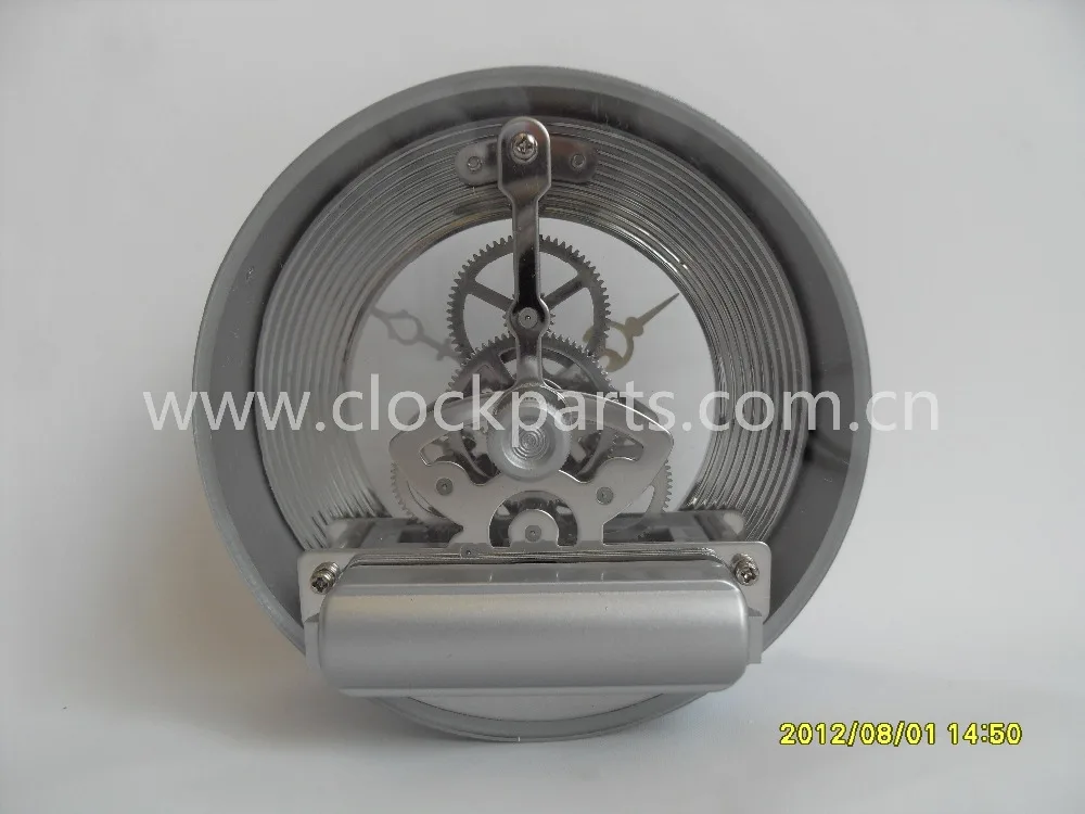 2024 Hot Gold /silver Metal Quartz Skeleton Clock Inserts