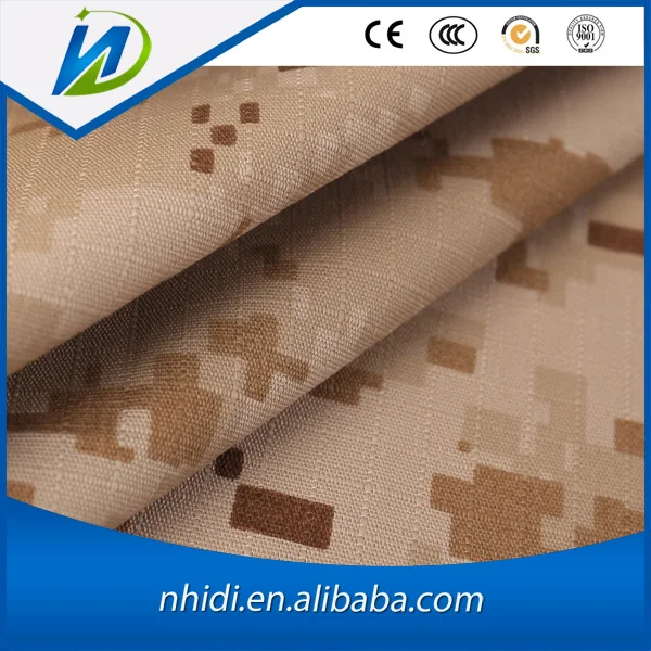 
2018 Wholesale Printed Polyester Cotton Tc Ripstop Military Camouflage Fabric 