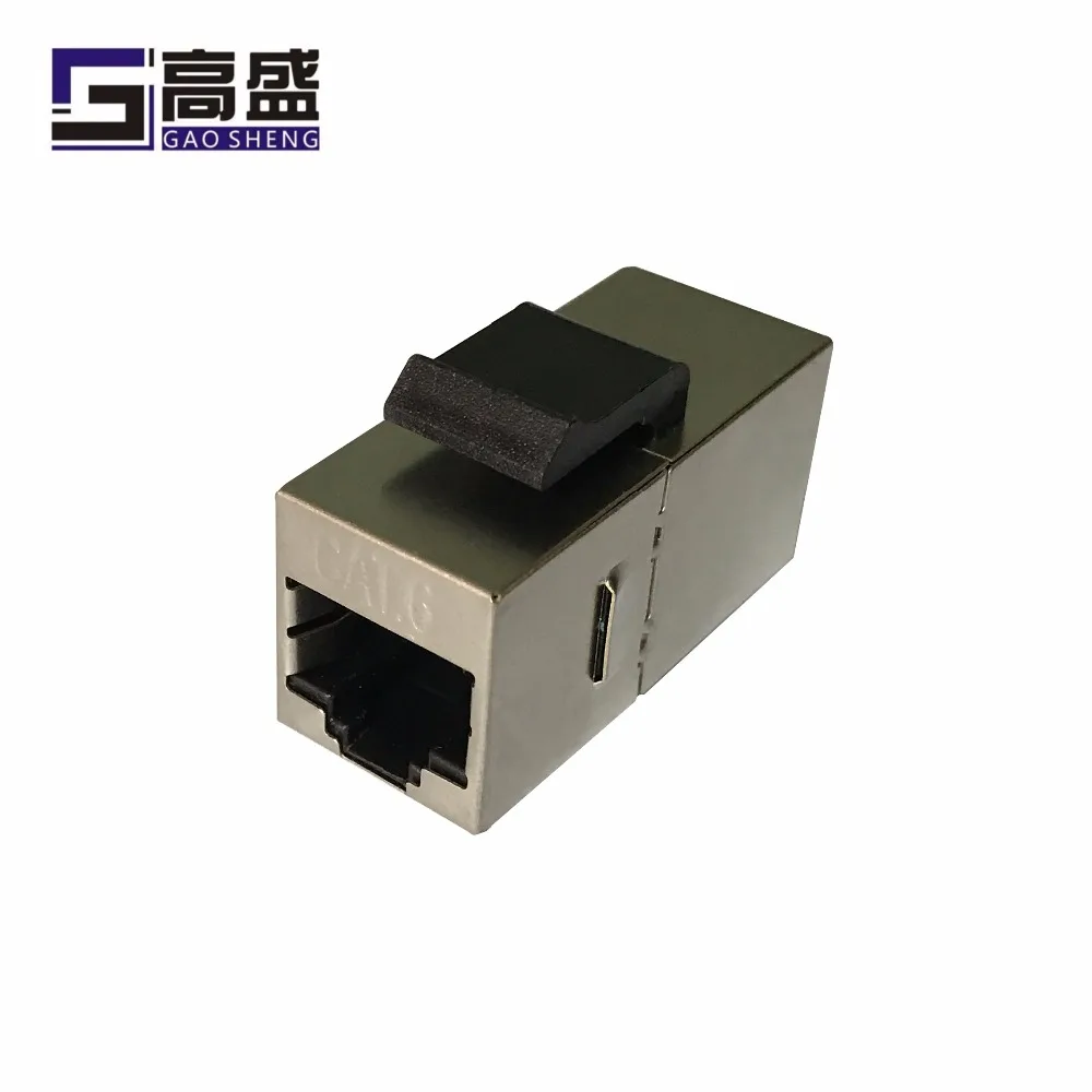 Цинковый сплав RJ45 8P8C Cat.6A cat6 cat5e экранированный Трафаретный домкрат от производителя