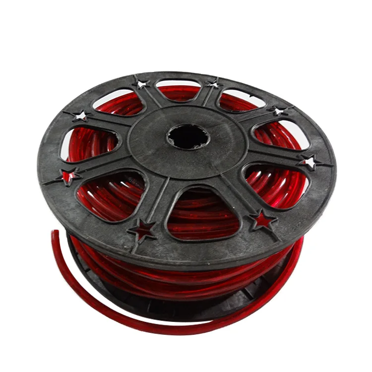 2020 ПВХ водонепроницаемая разноцветная недорогая очень плоская светодиодная веревка, светодиодная веревка