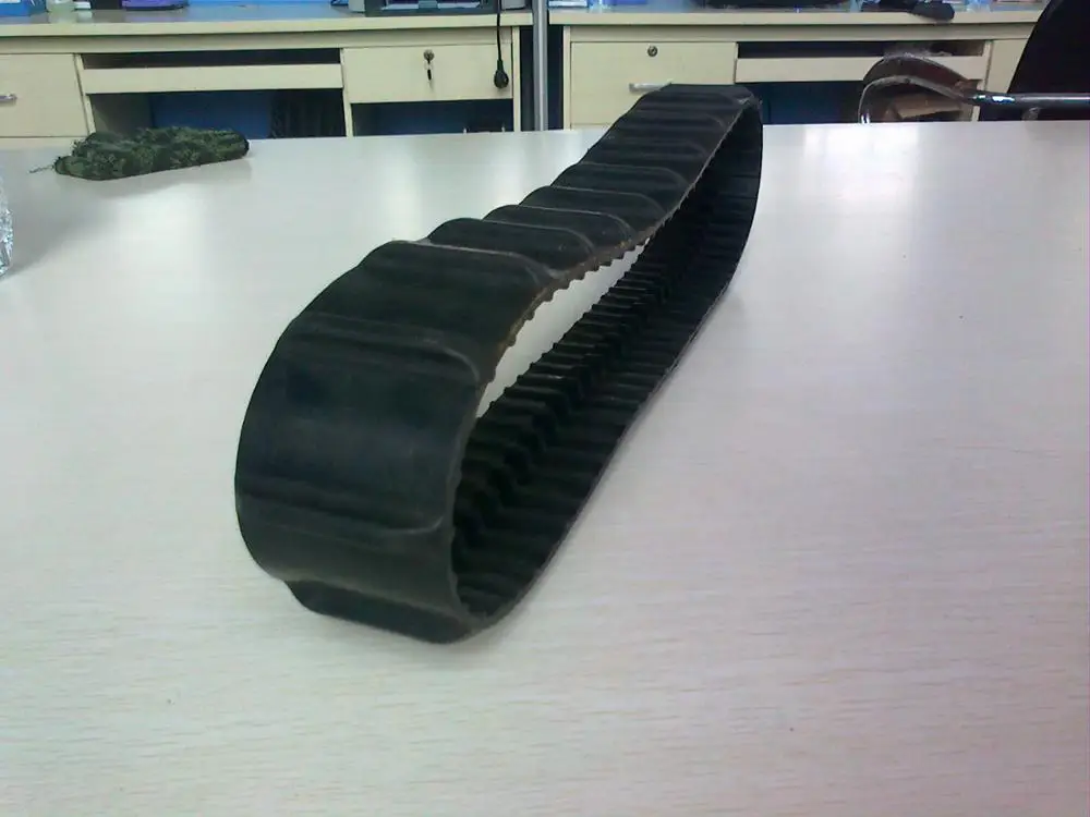 JQ-B Small rubber track width 60mm for lawn mower undercarriage parts