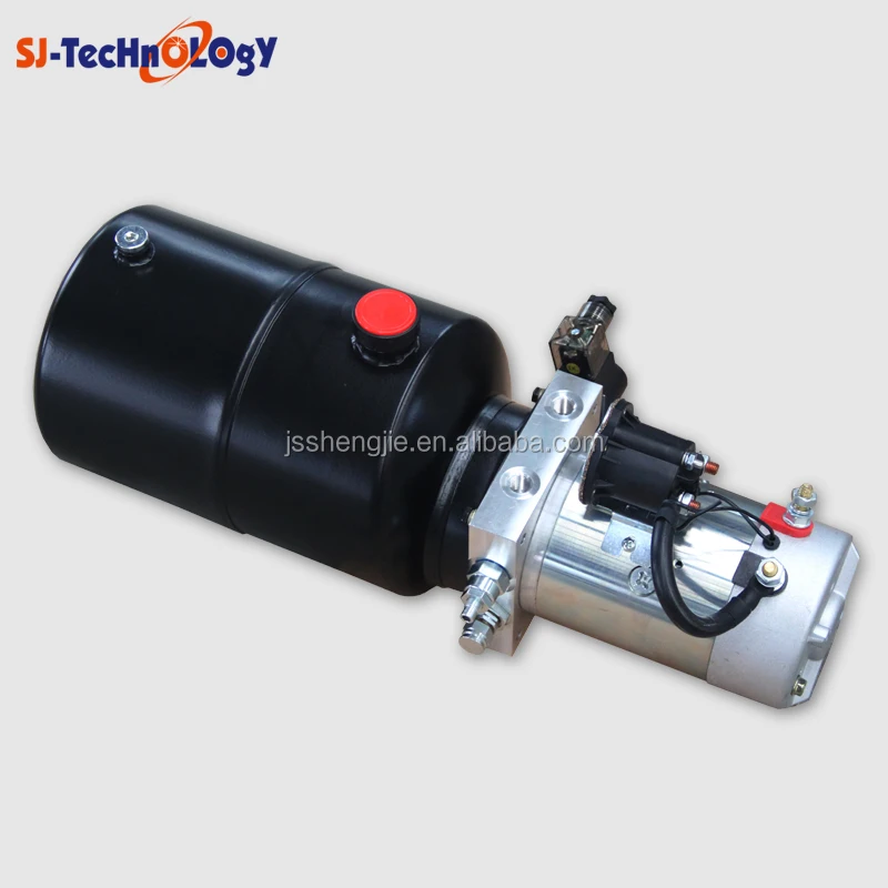  DC12V цилиндр двойного действия 2.5cc насос 7-литровый стационарный стальной резервуар мини гадравлический энергосберегатель системный