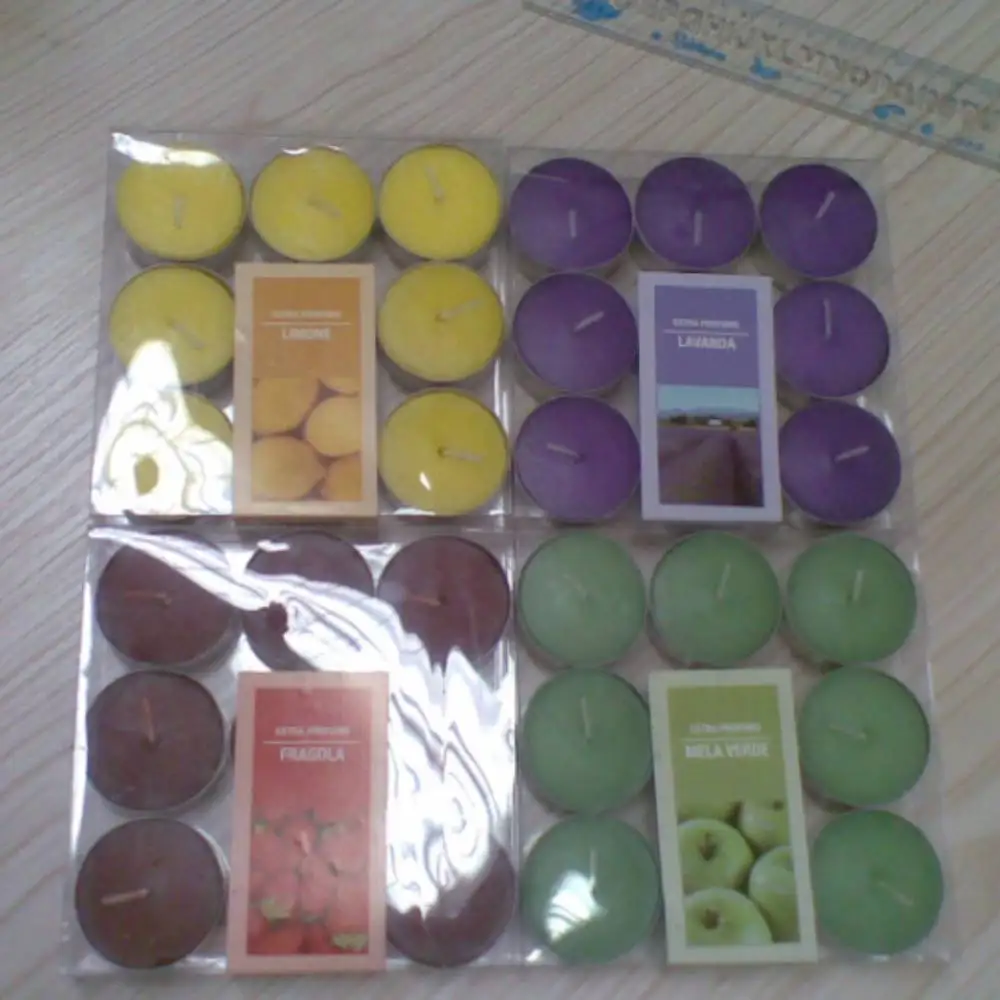 
Candle factory wholesale unscented white tea light candle 