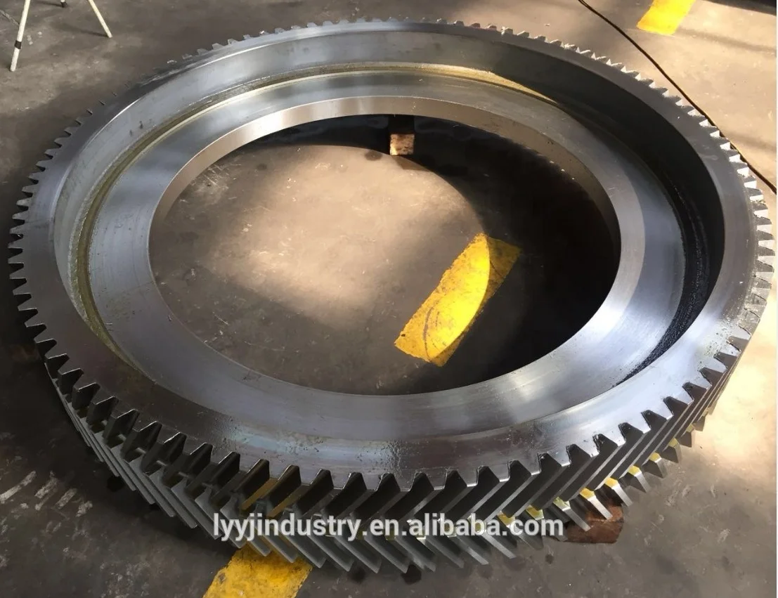 OEM, высокая точность, Большая двойная спиральная шестерня, кольцевая Шестерня в елочку для цементного смесителя