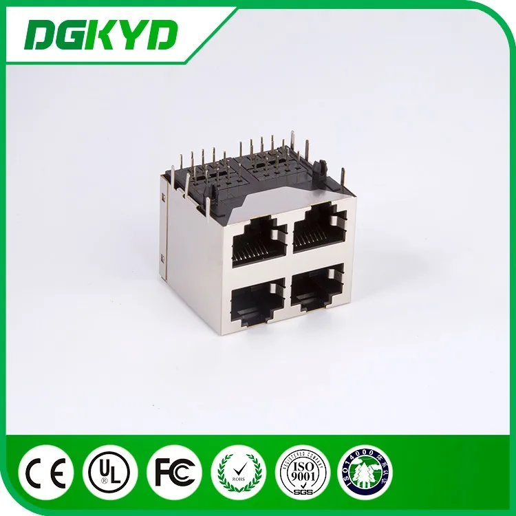 DGKYD59212288GWA1DY1E щит стек двойная колода 2x2 четыре порта rj 45 разъем