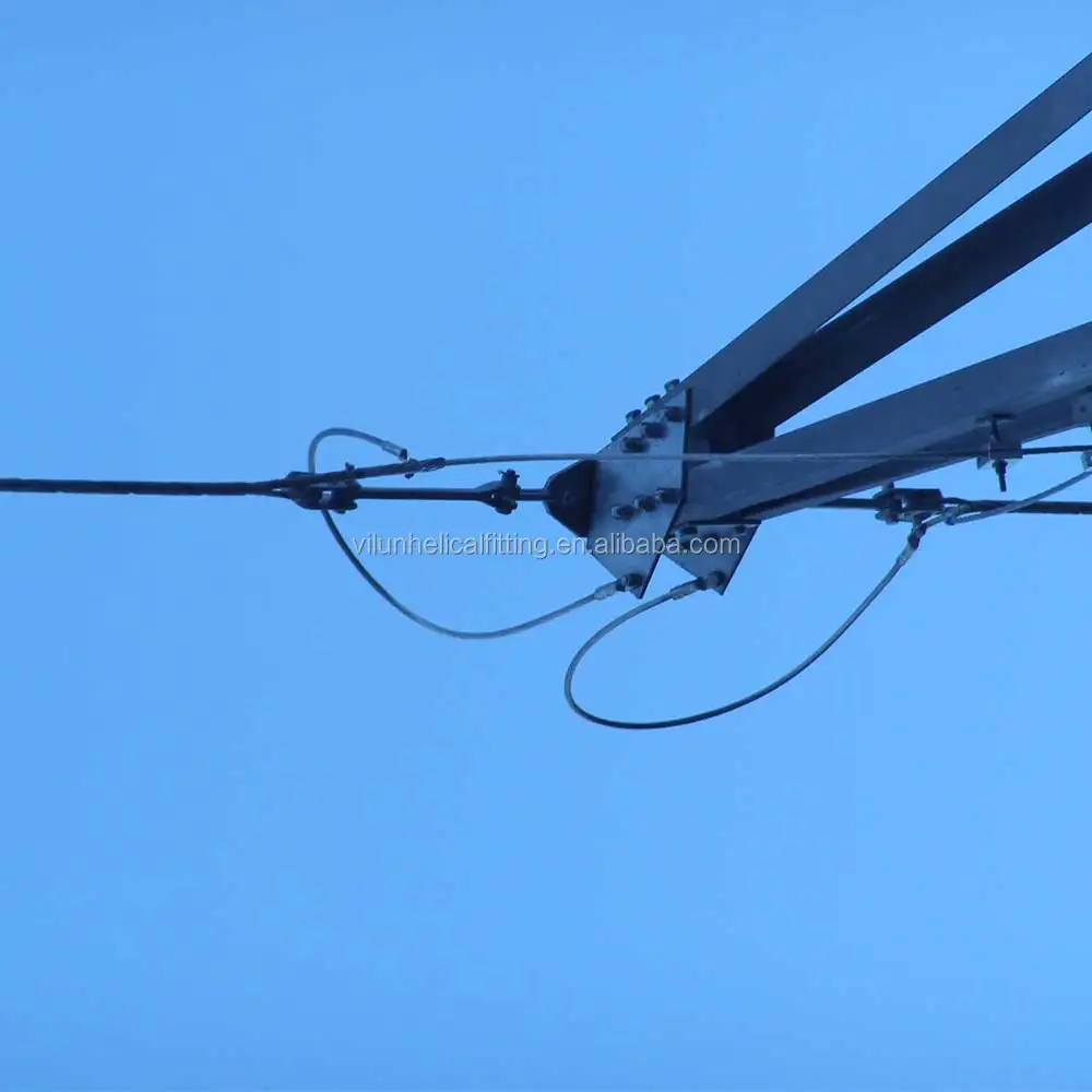 Винтовой зажим натяжения для волоконного кабеля OPGW мертвого