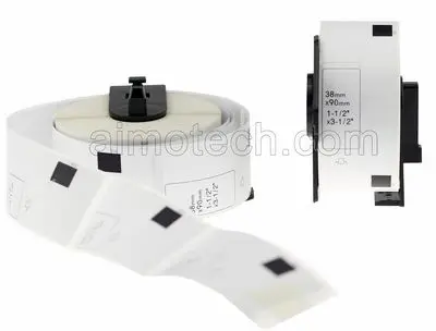 Ленты из белой бумаги непрерывной длины совместимые с этикеткой DK DK22214 DK2214 для Brother