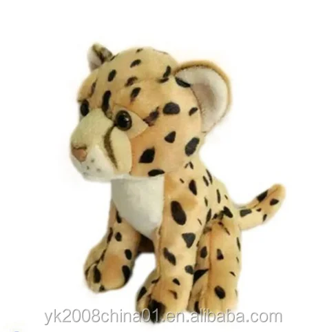Simulation mini assorted stuffed plush jungle animal wild white tiger/lion/leopard toys set