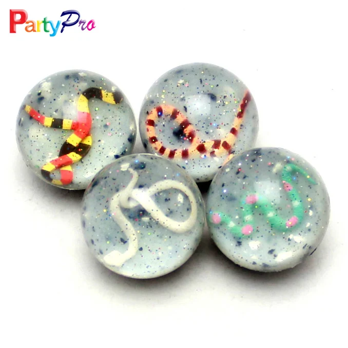 
3D animal clear rubber bouncy ball china factory direct sale 
