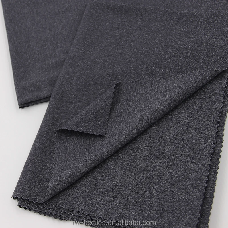 
44% Polyamide 48% Polyester 8% Spandex Knitted Single Jersey fabric with Velvet Hand Feel 