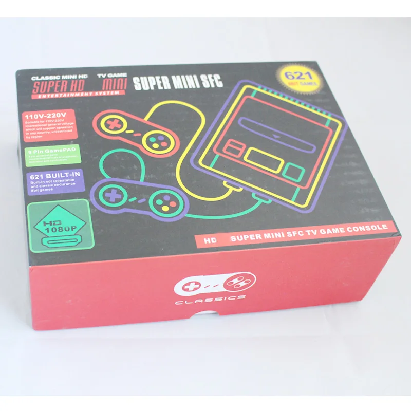 2018 New 8 Bit Games 621 Games HD Version Family TV  mini console