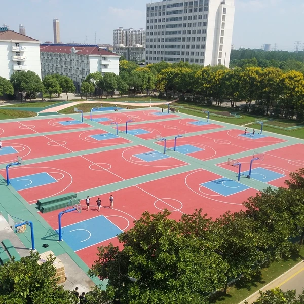 Outdoor pp interlocking sports court tiles outdoor court floor