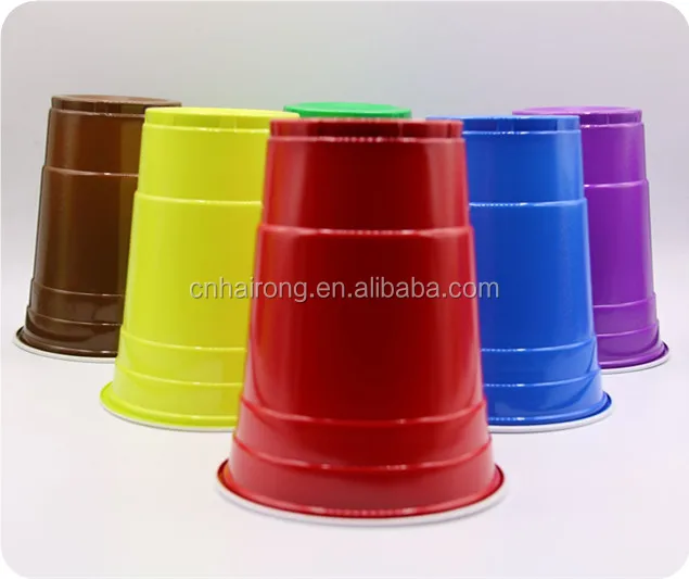 
16oz Disposable Plastic Purple Cup Party Cup 