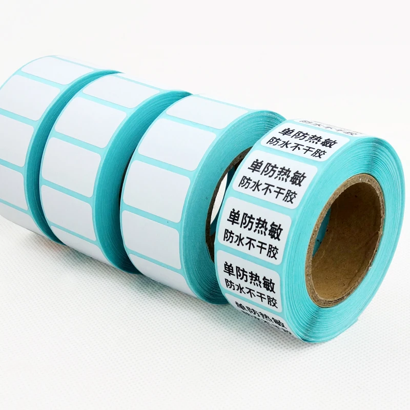 1000 labels 20mm x 10mm ECO direct thermal label rolls small printing stickers