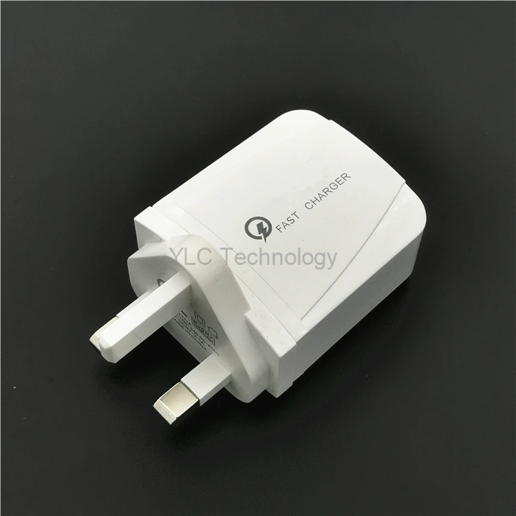 Дорожный адаптер, зарядное устройство для мобильного телефона, быстрая зарядка для Samsung, зарядное устройство для iphone, Android, Великобритания