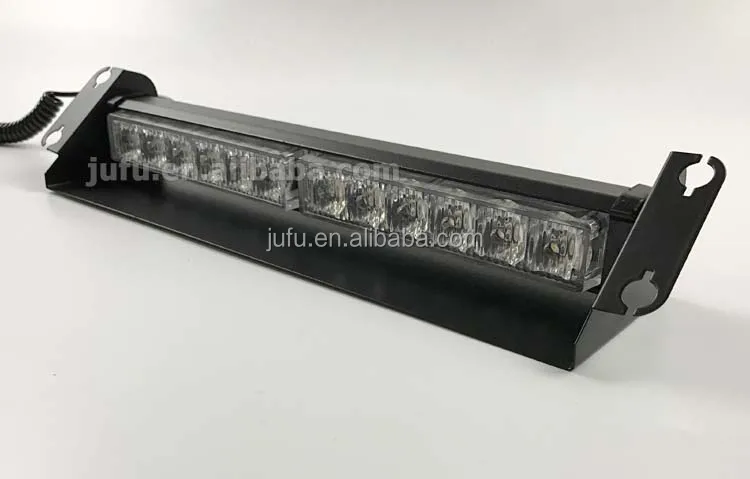 16 LED High Intensity LED Emergency Hazard Warning Strobe Lights 18 Modes for Interior Dash Deck Windshield with Suction Cup