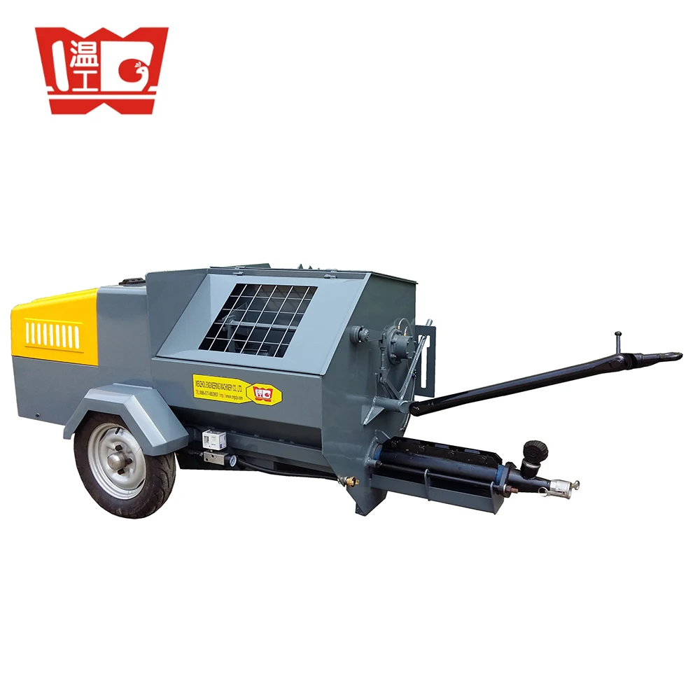SP11 diesel mortar plaster spraying machine mixer grout pump