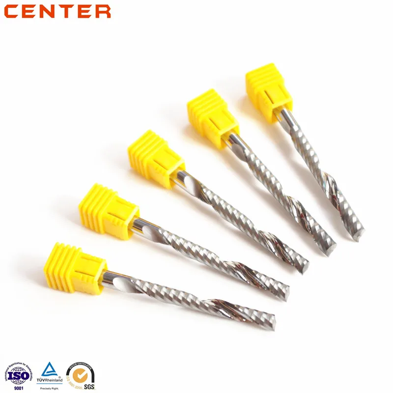 High Quality 3.175mm x 32mm Carbide 2 flute End Mill Bits, cnc Milling Cutters, Wood router bits for acrylic pvc mdf