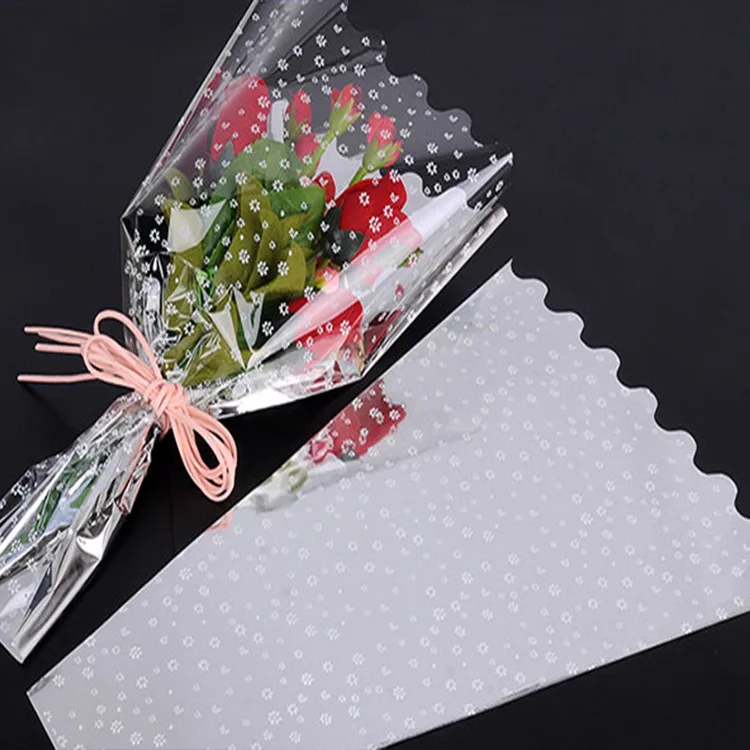 Hot Party Plastic OPP Bouquets Sleeve for Flower Packing