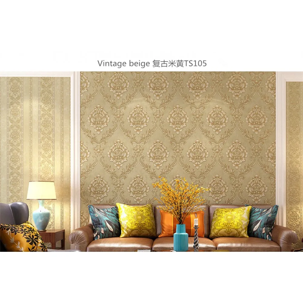 
3D new hot selling decorative Wall Paper Mural Nonwoven Striped Wallpaper For Interior Home Decoration 