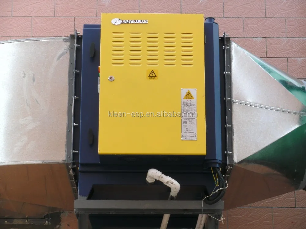 Electrostatic kitchen exhaust disposal equipment (ESP)