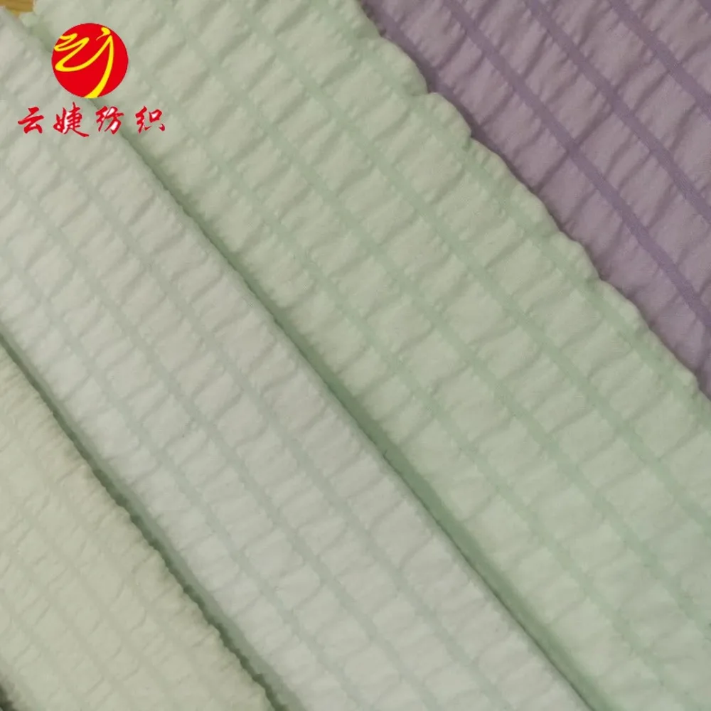 
Cheap Price 100%Polyester Seersucker Fabric Wholesale for Bed Linen 