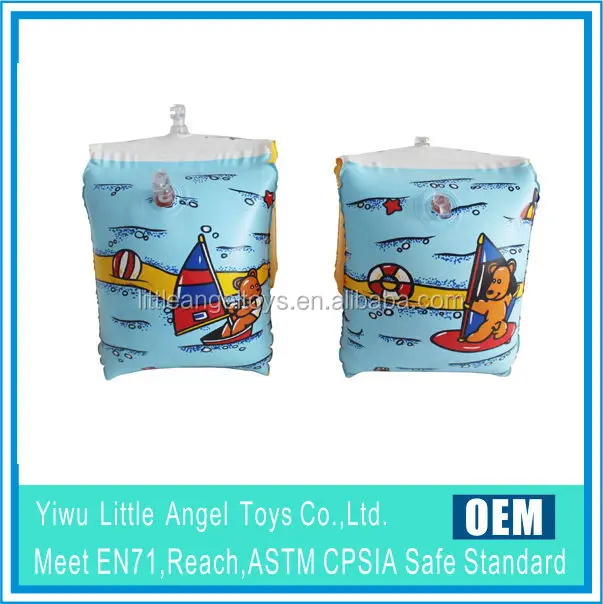 B04 Inflatable frog swimming floats Arm Bands wings swimming armlet inflatable pool floating pool inflatable