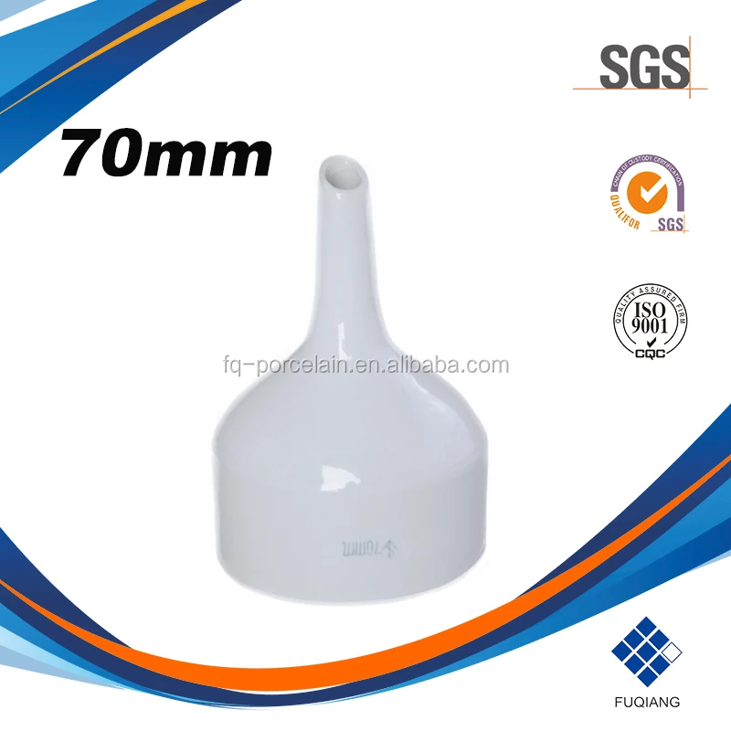 Ceramic table tip buchner funnel ceramic china hunan fuqiang buchner funnel sizes laboratory instrument laboratory equipment