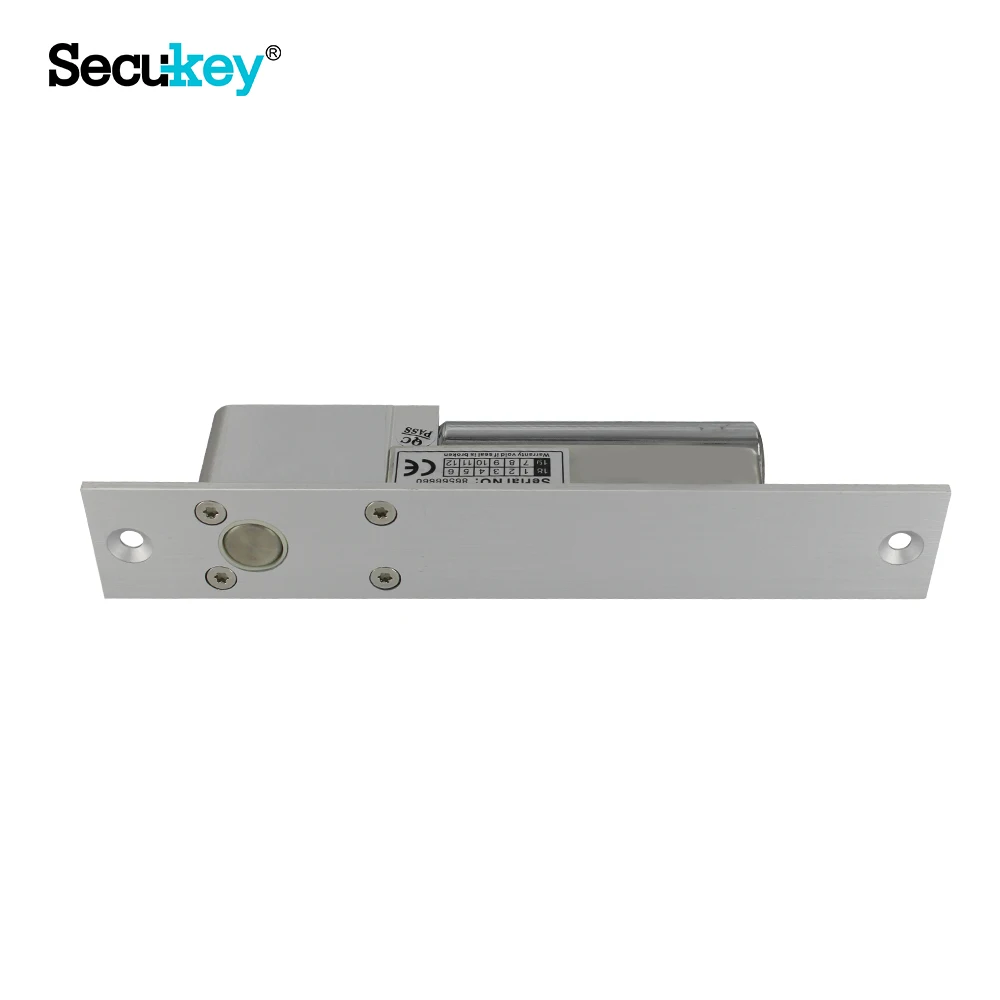 Electronic door lock stainless steel 800KG with signal and delay time for access control