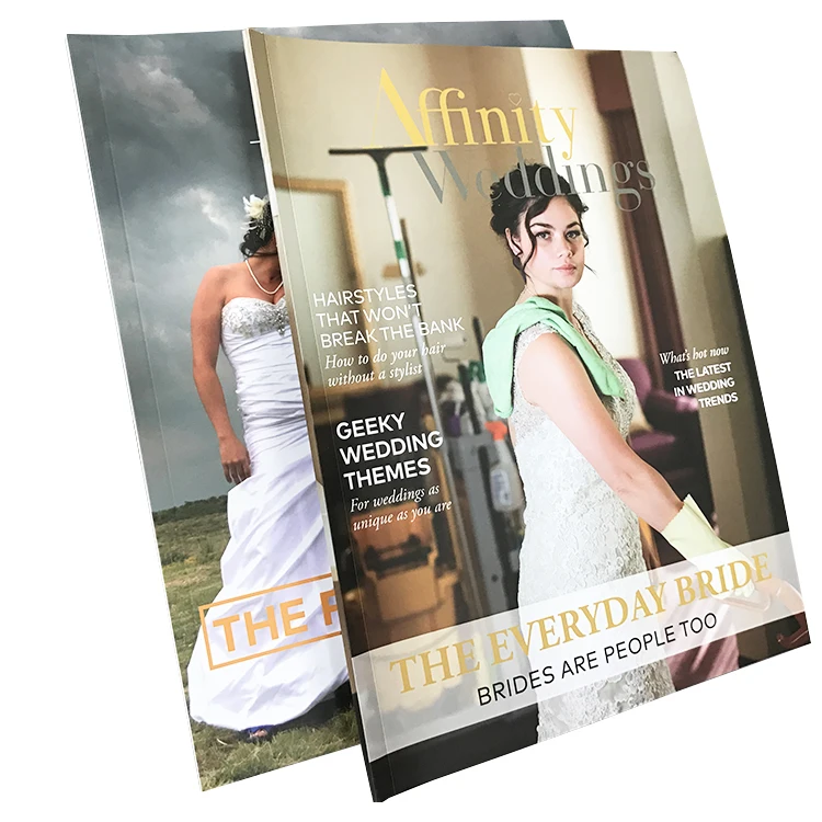 High quality Low cost custom A4 glossy cheap magazine printing