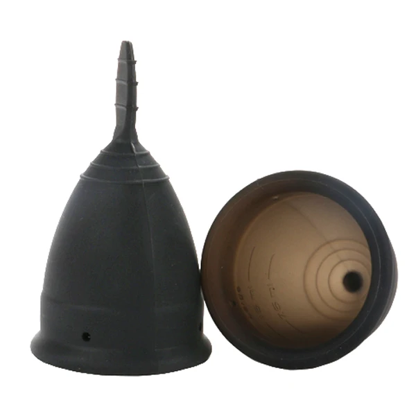 High Quality silicone folding cup lady period use Silicone menstrual cup