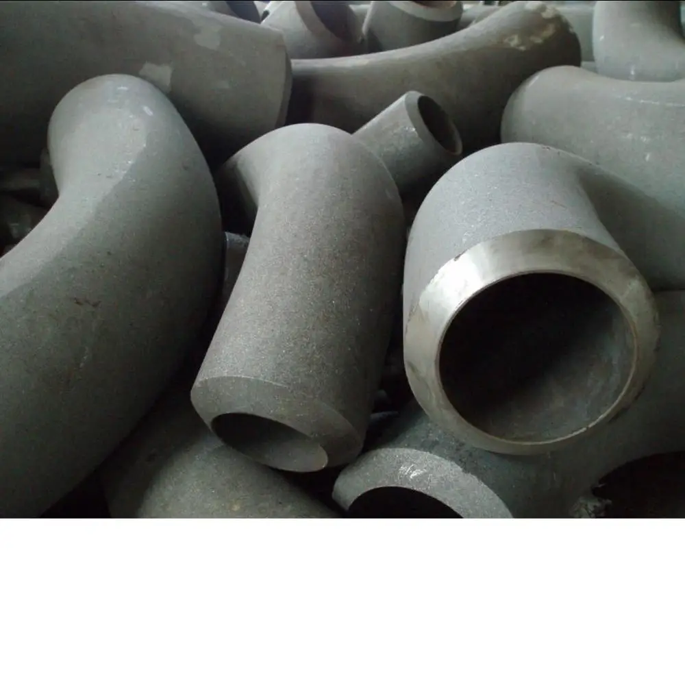  Поставка ASTM A860 WPHY42/52/60 90 градусов LR BW колено из углеродистой стали/90