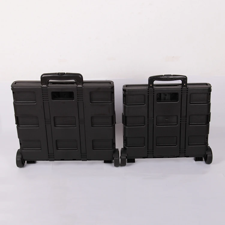 
Folding box aluminum personal foldable shopping trolley cart on wheels 