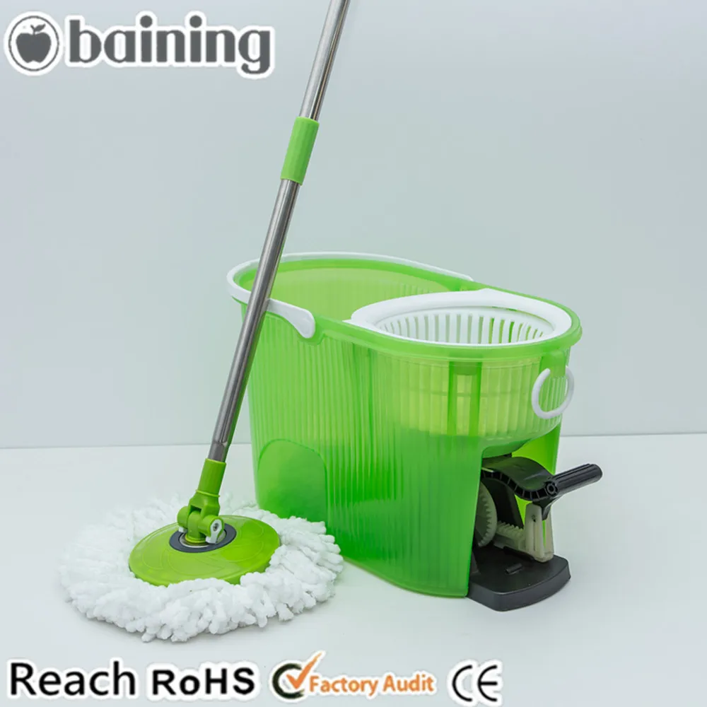 Современный дизайн гибкая микрофибры поворот синели спин швабры