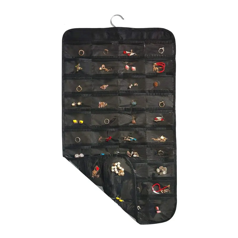 Wholesale Multi-pockets Hanging Jewelry Bag Organizer Travel Bag for Ladies Women