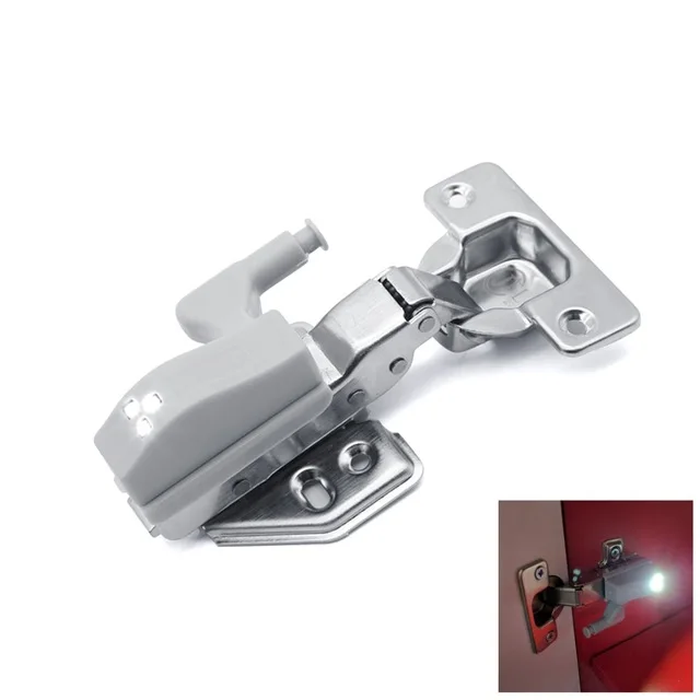 LED cabinet hinge light wardrobe switch button light with battery