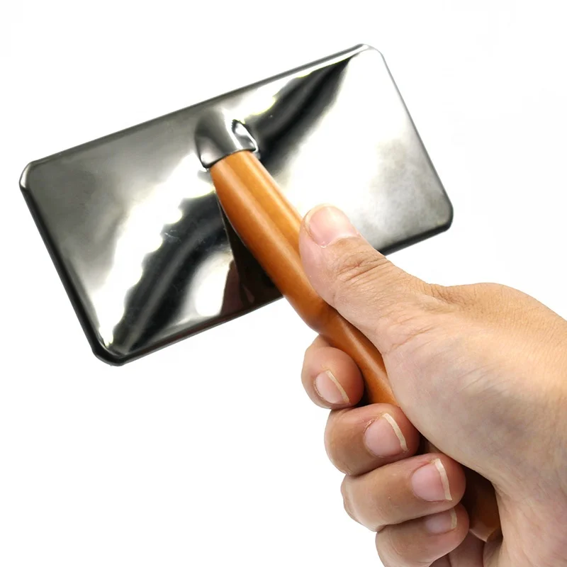 Pet Grooming Tool Hair Shedding Stainless Steel Dogs And Cats Wooden Slicker Brush
