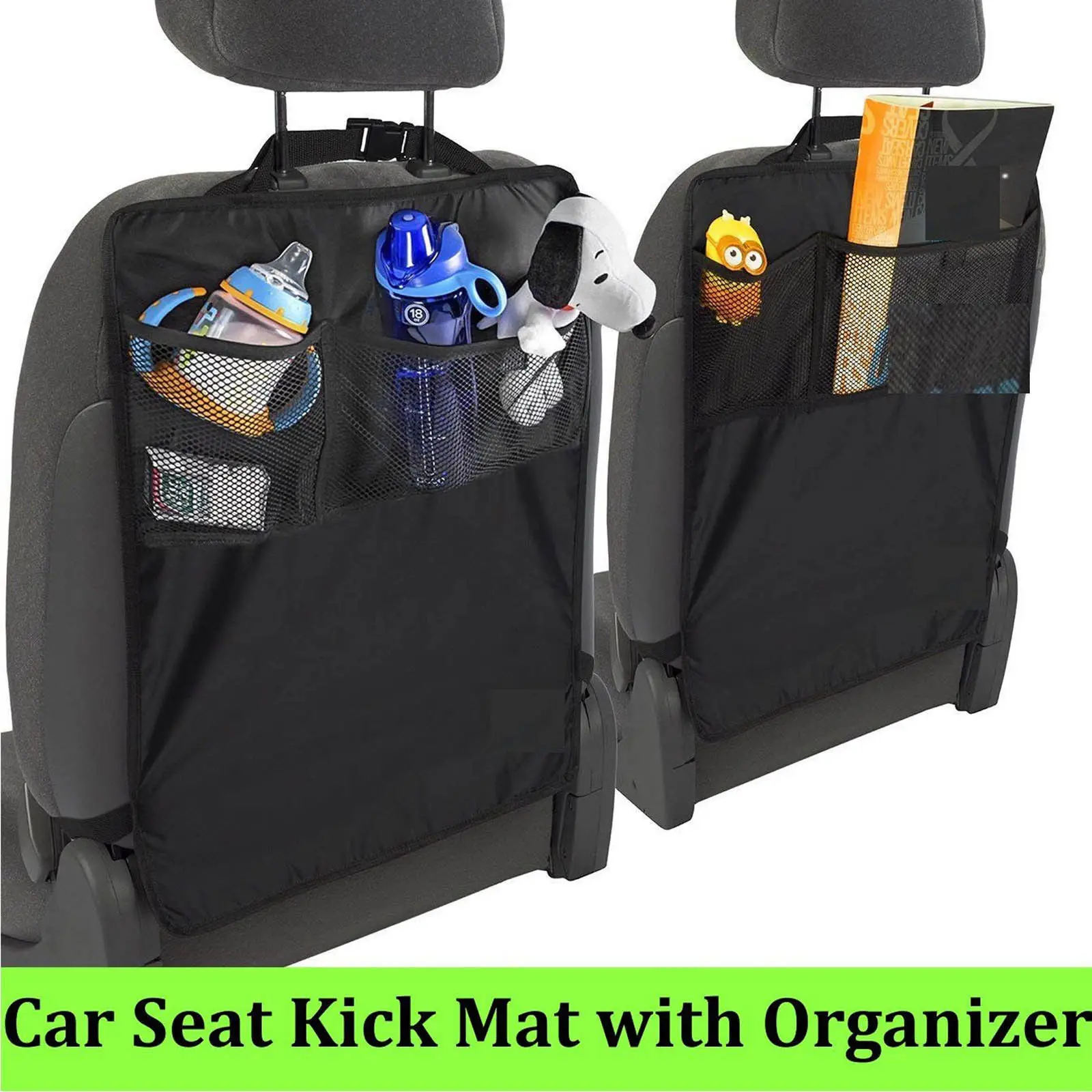 Premium Waterproof Auto Car Seat Back Protector Cover for Kids Baby Kick Mat