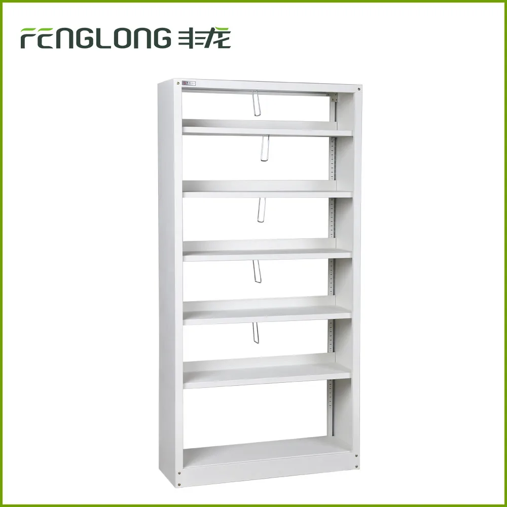
Cheap steel school furniture bookcase 6 tier metal bookshelf 