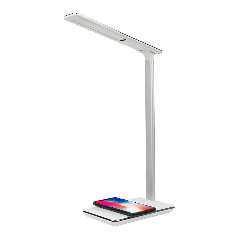 Ce Rohs lamp dimmable USB charging led light wireless charge desk lamp