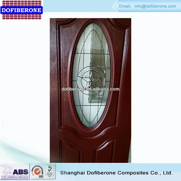 US UK standard GRP FRP glassfiber GFRP SMC double glazing door